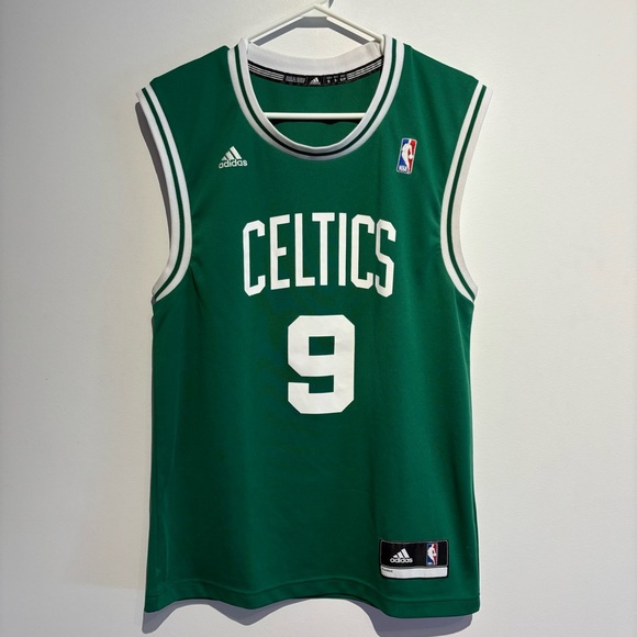 adidas Other - Boston Celtics Rajon Rondo Jersey #9 Away Green Basketball Vintage NBA Adidas